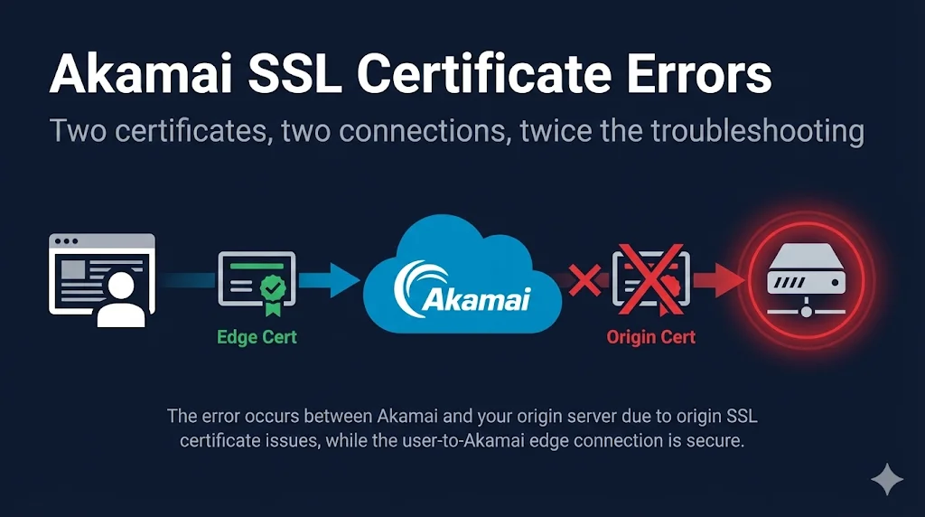 Akamai SSL Certificate Errors - Two certificates, two connections, twice the troubleshooting