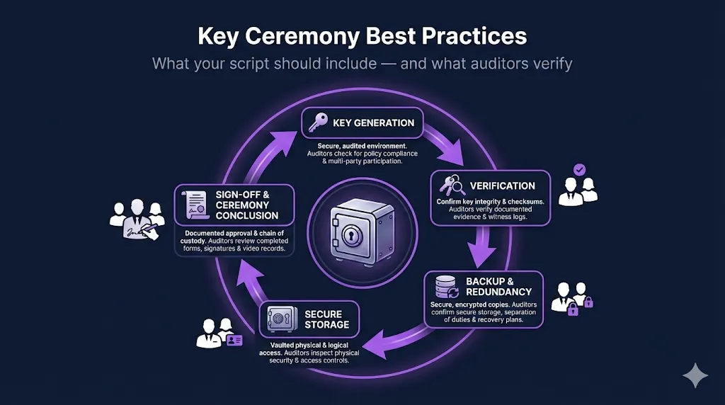 Key Ceremony Best Practices: What Your Script Should Include