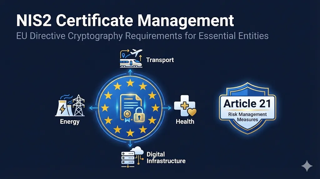 NIS2 and Certificate Management - EU Directive Cryptography Requirements