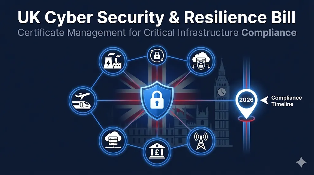 UK Cyber Security and Resilience Bill - Certificate Management for Critical Infrastructure